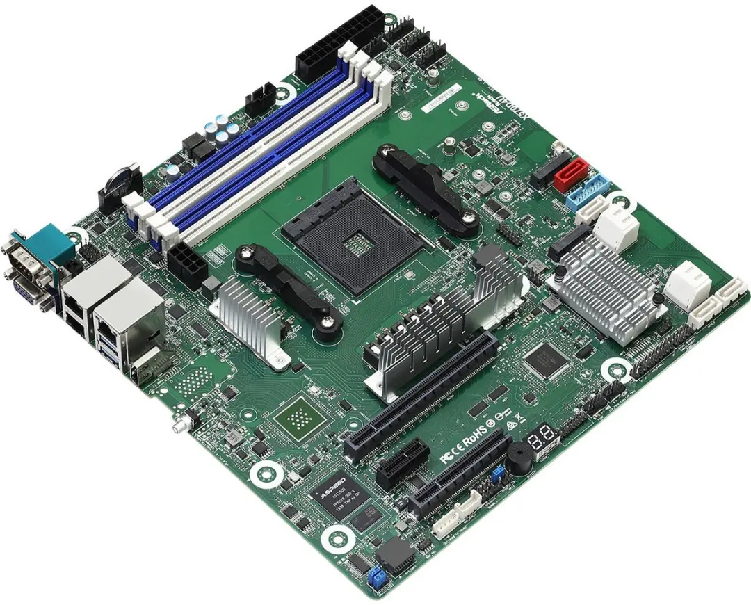 ASRock X570D4U Moederbord AM4 X570 - afbeelding 2 van 4