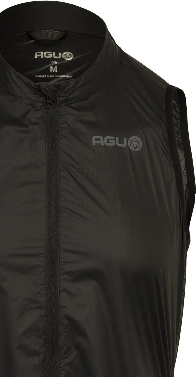 AGU Essential Windbody Fietslaag Wielrenvest M - Zwart