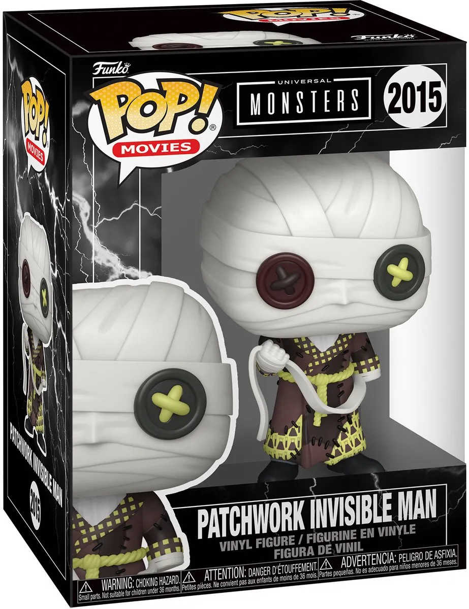 Funko Pop! Movies Universal Monsters Patchwork Invisible Man #2015