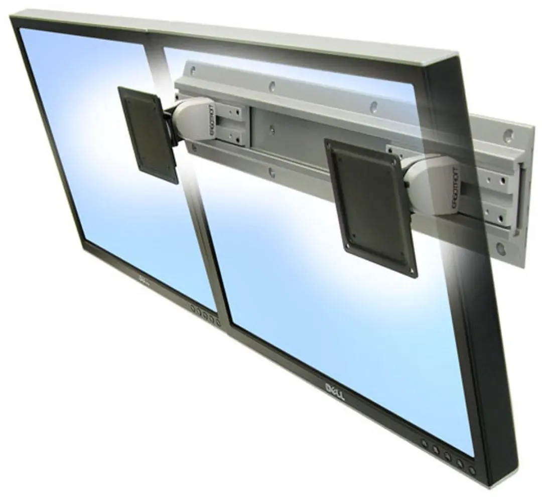 Ergotron Neo-Flex Dual Monitor Wall Mount 61 cm (24") Muur Zilver