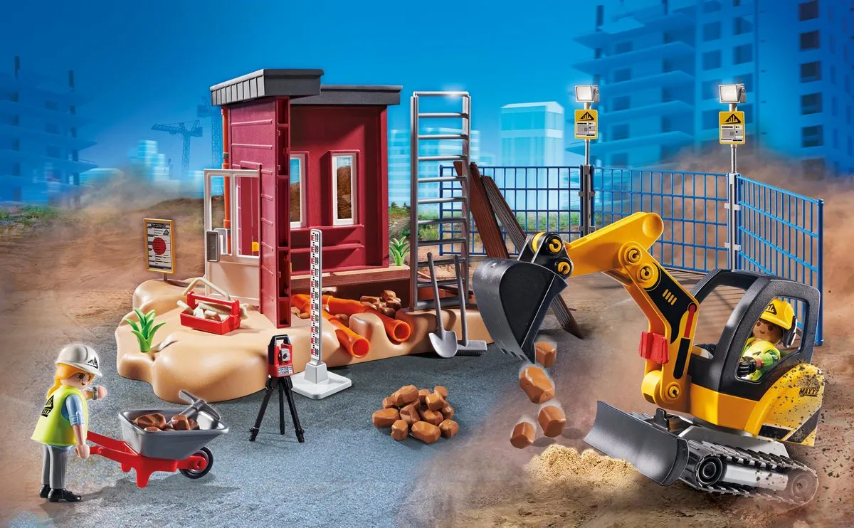 Playmobil City Action Mini Graafmachine 70443 - Multicolor