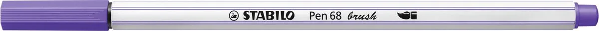 STABILO Pen 68 Brush Viltstift - Donker Rood - afbeelding 6 van 6