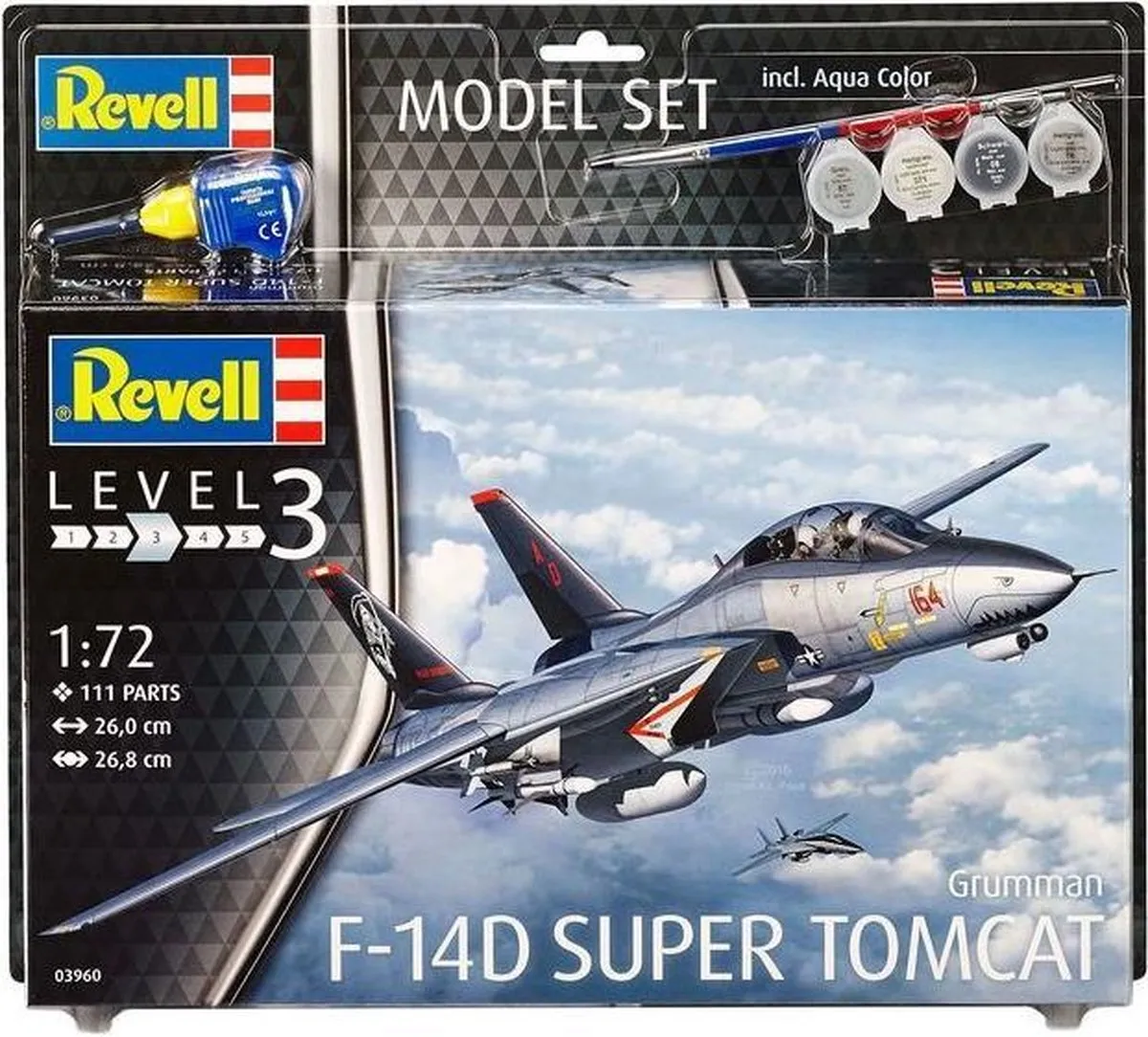 Revell 63960 F-14D Super Tomcat Modelbouwpakket 1:72 - Militaire voertuigen