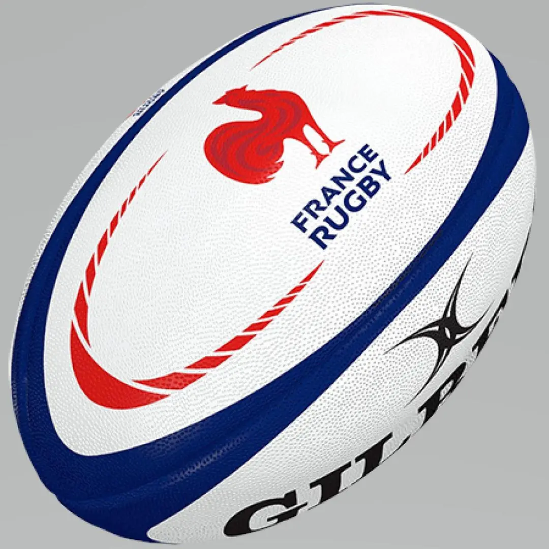 Gilbert Rugbybal Replica Frankrijk Maat 5 - Multikleur