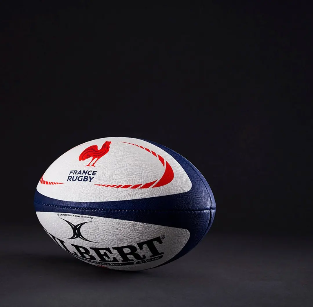 Gilbert Rugbybal Replica Frankrijk Maat 5 - Multikleur
