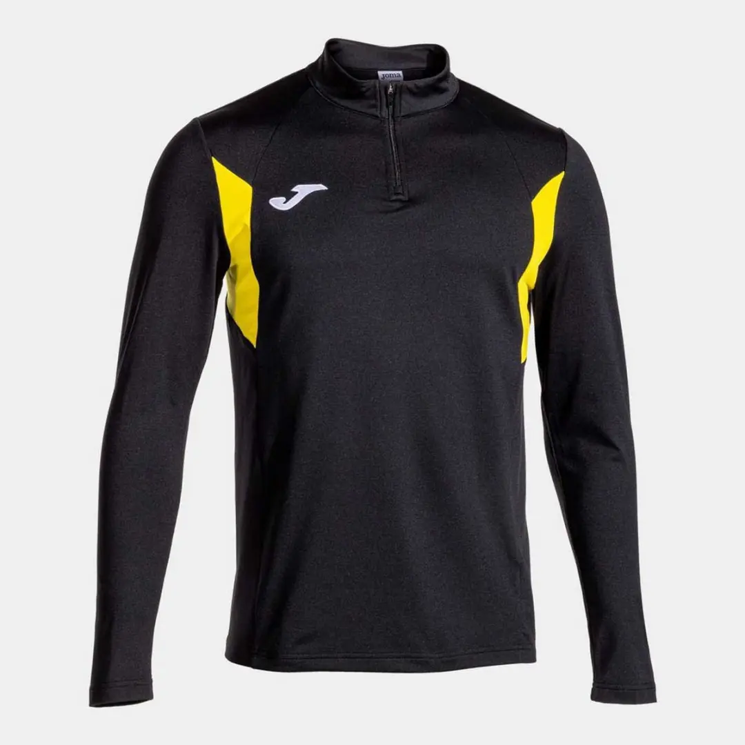 Joma Winner III Sweatshirt - 9-10 jaar - Zwart/Geel