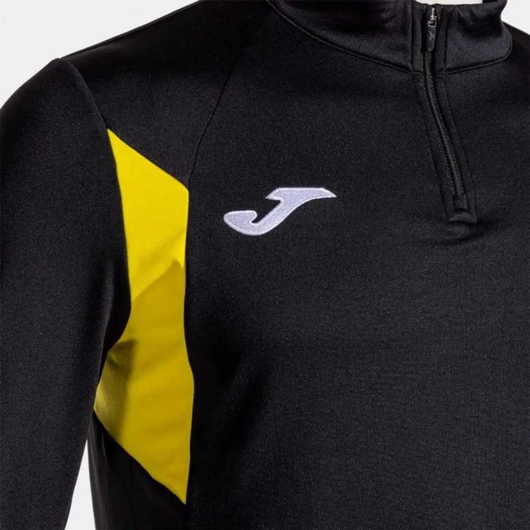 Joma Winner III Sweatshirt - 9-10 jaar - Zwart/Geel