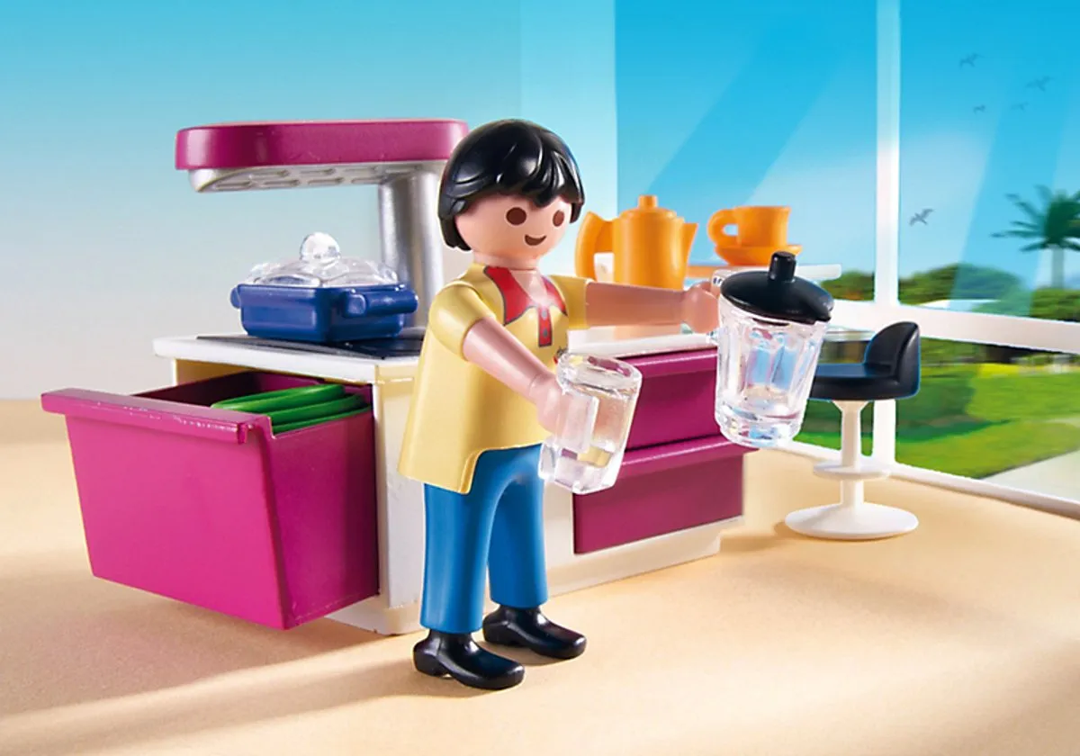 Playmobil Keuken met Kookeiland 5582 - Multicolor