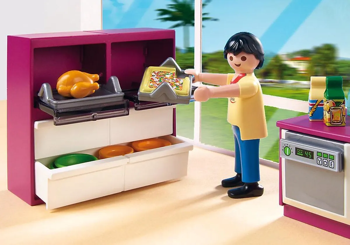 Playmobil Keuken met Kookeiland 5582 - Multicolor - afbeelding 6 van 6