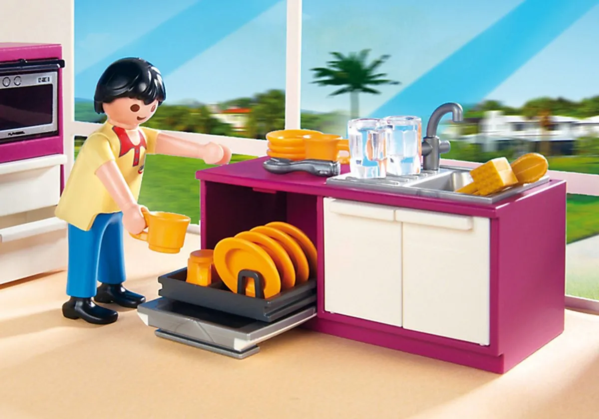 Playmobil Keuken met Kookeiland 5582 - Multicolor