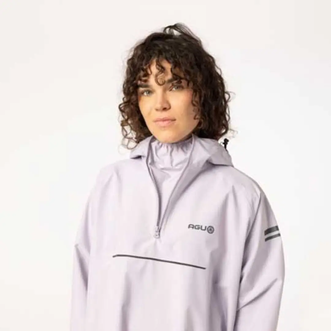 AGU Poray 5000 Regenponcho Longsleeve - Waterdicht - Dusky Lilac - afbeelding 4 van 4