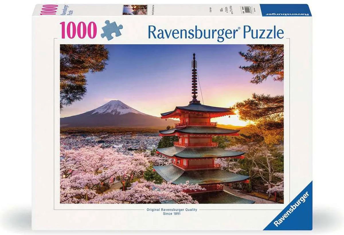 Ravensburger Puzzel Kersenbloesem Fuji 1000 Stuks - Multicolor