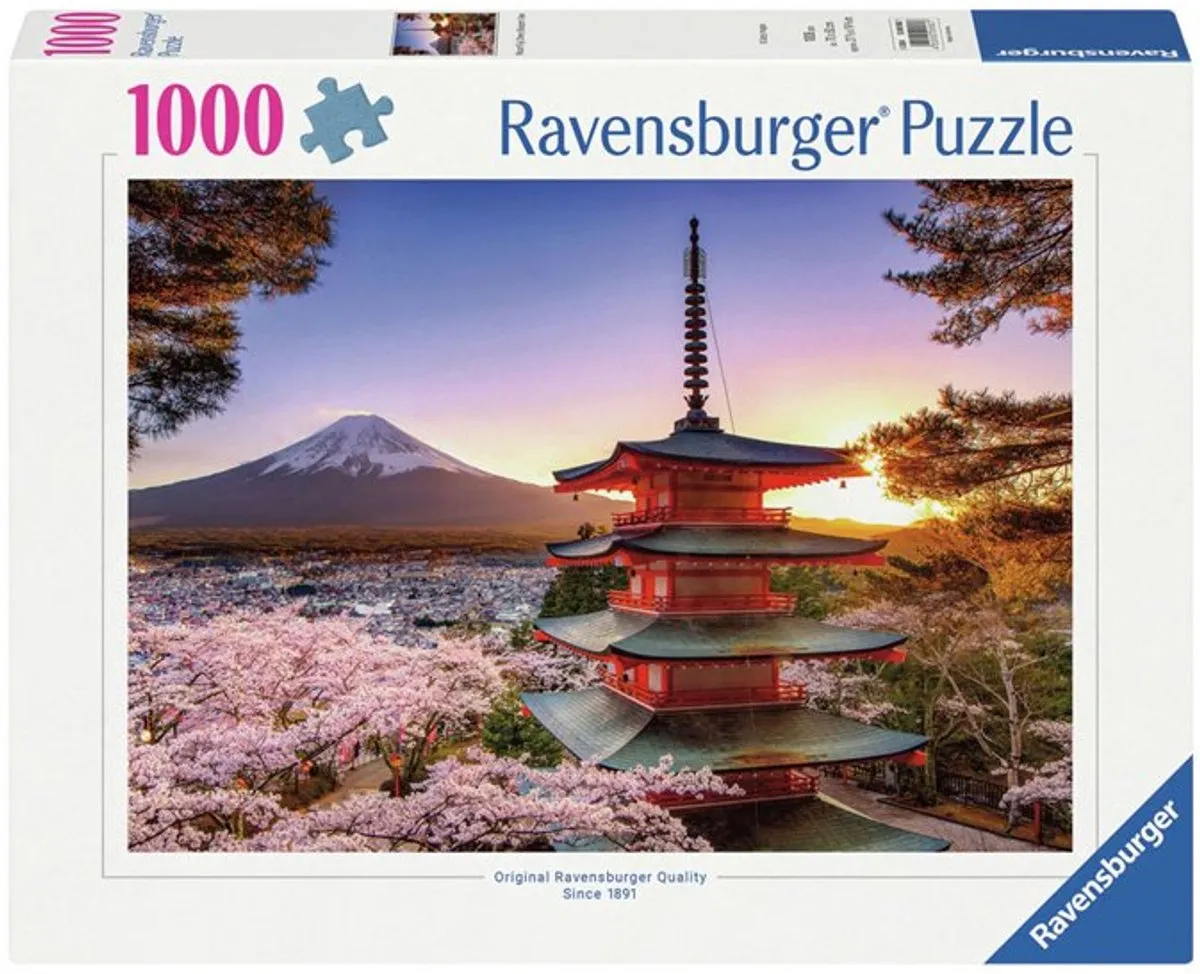Ravensburger Puzzel Kersenbloesem Fuji 1000 Stuks - Multicolor