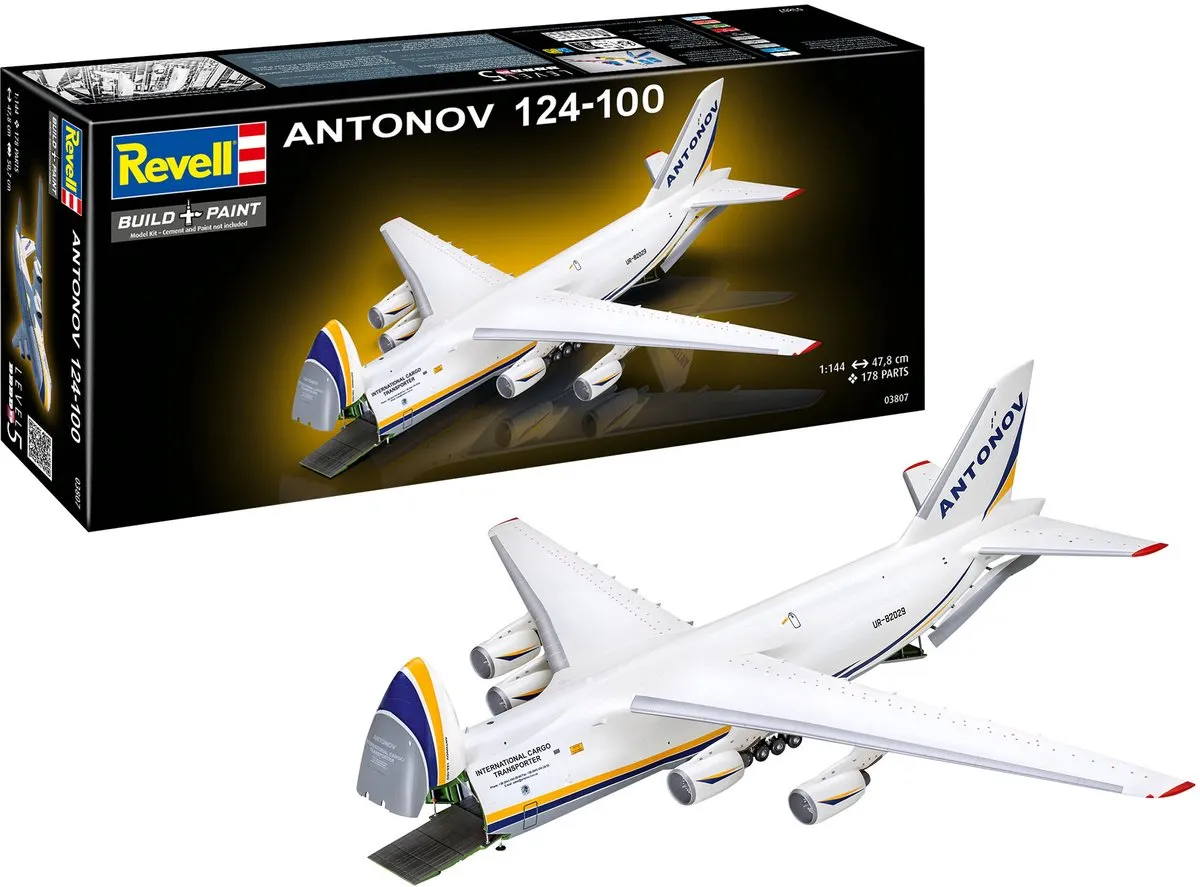 Revell 03807 Antonov AN-124 Ruslan Modelbouwpakket 1:144