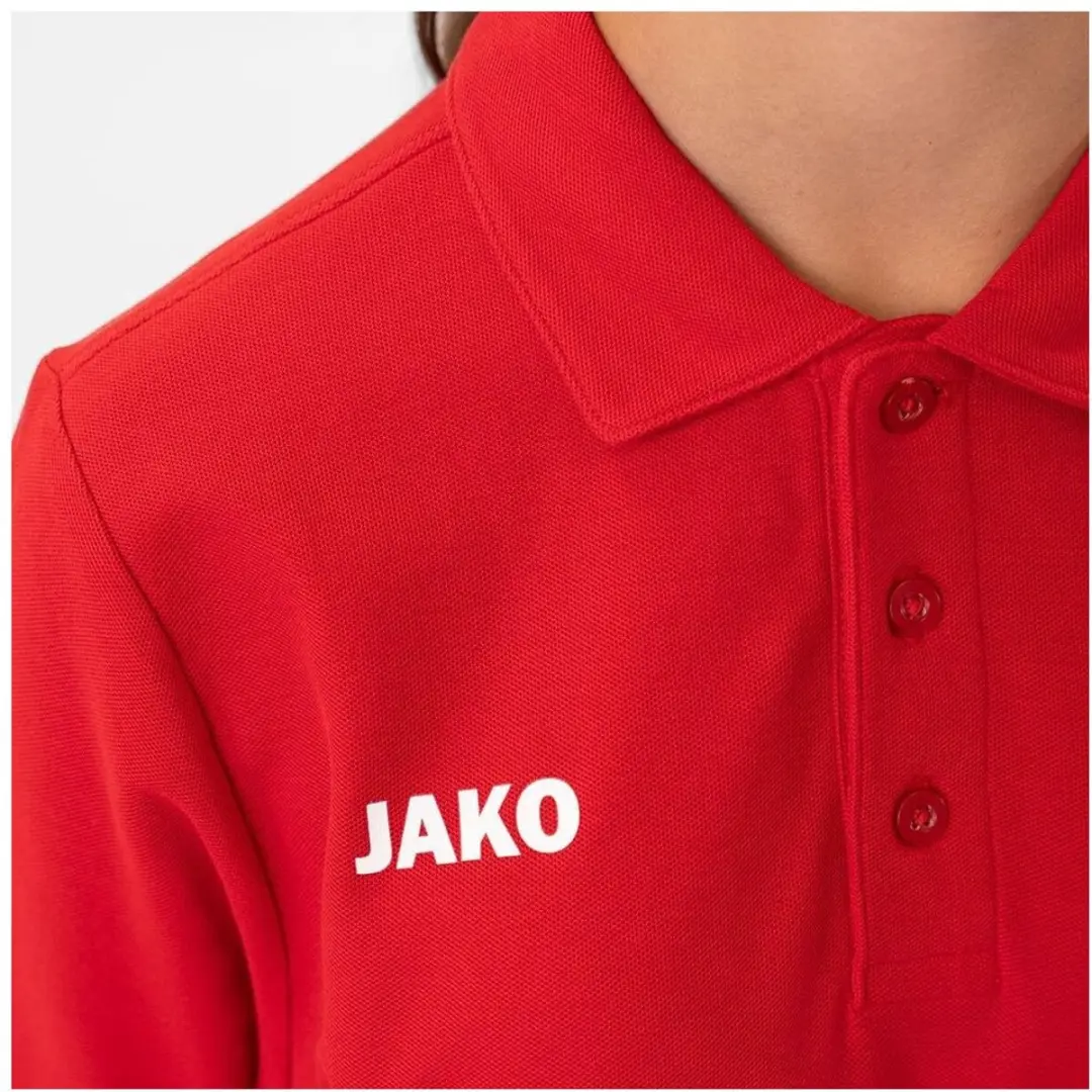 Jako Base Polo Kinderen 152 - Rood