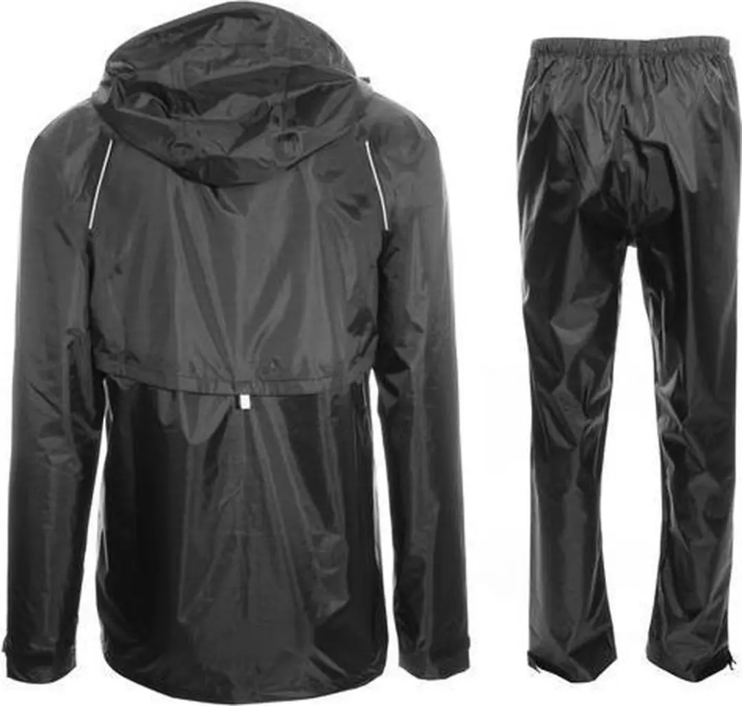 AGU Passat Regenpak Essential 2-delig - Zwart M - afbeelding 6 van 6