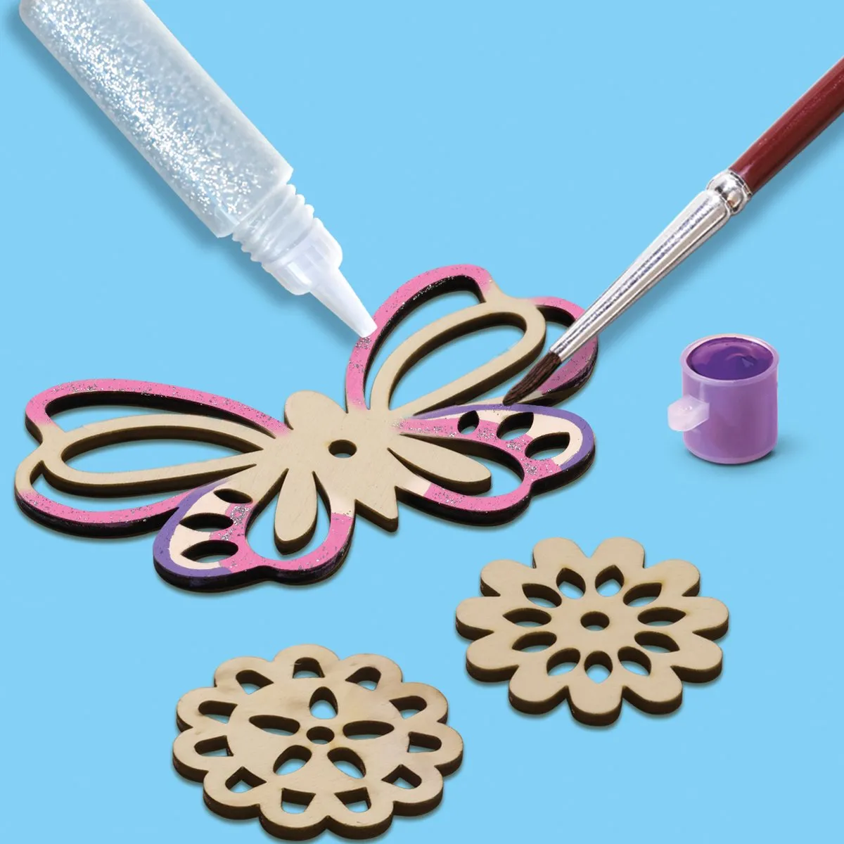 SES Creative Lichtketting Inspired by Nature Knutselset - Bloemen & Vlinders