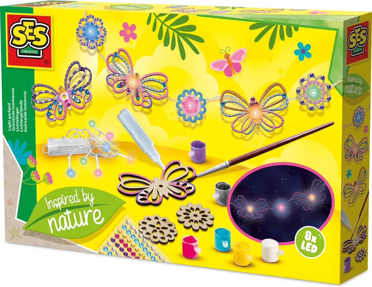 SES Creative Lichtketting Inspired by Nature Knutselset