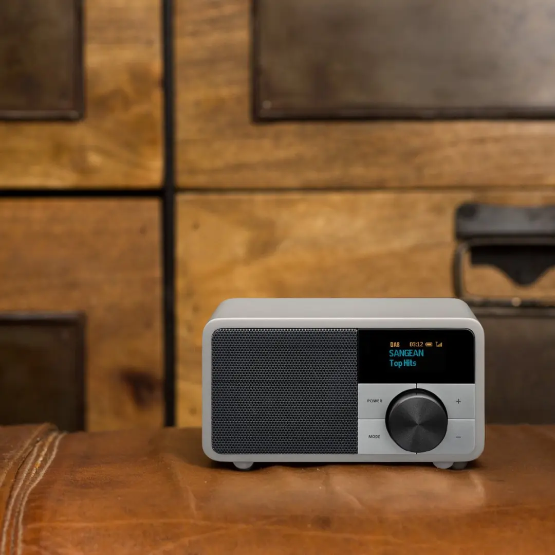 Sangean DDR-7 DAB+/FM Tafelradio - Zilver - afbeelding 2 van 6