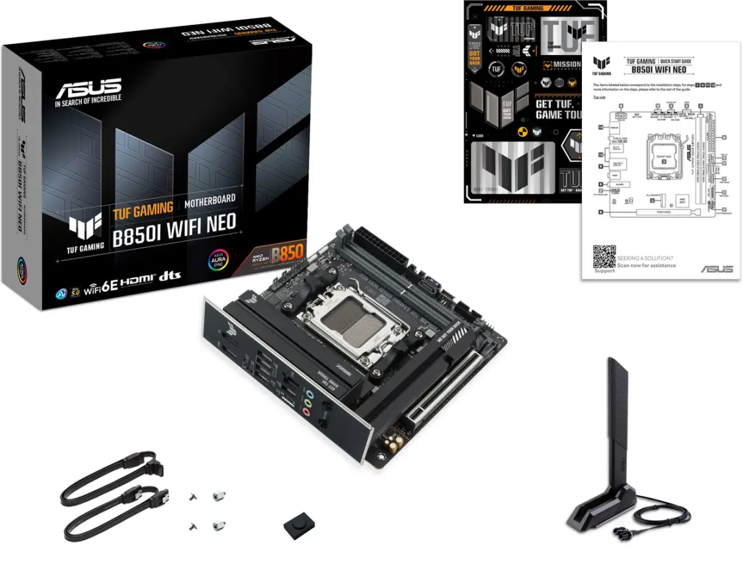 ASUS TUF GAMING B850I WIFI NEO AM5 - mini-ITX - afbeelding 6 van 6