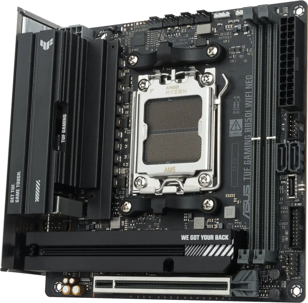 ASUS TUF GAMING B850I WIFI NEO AM5 - mini-ITX - afbeelding 5 van 6