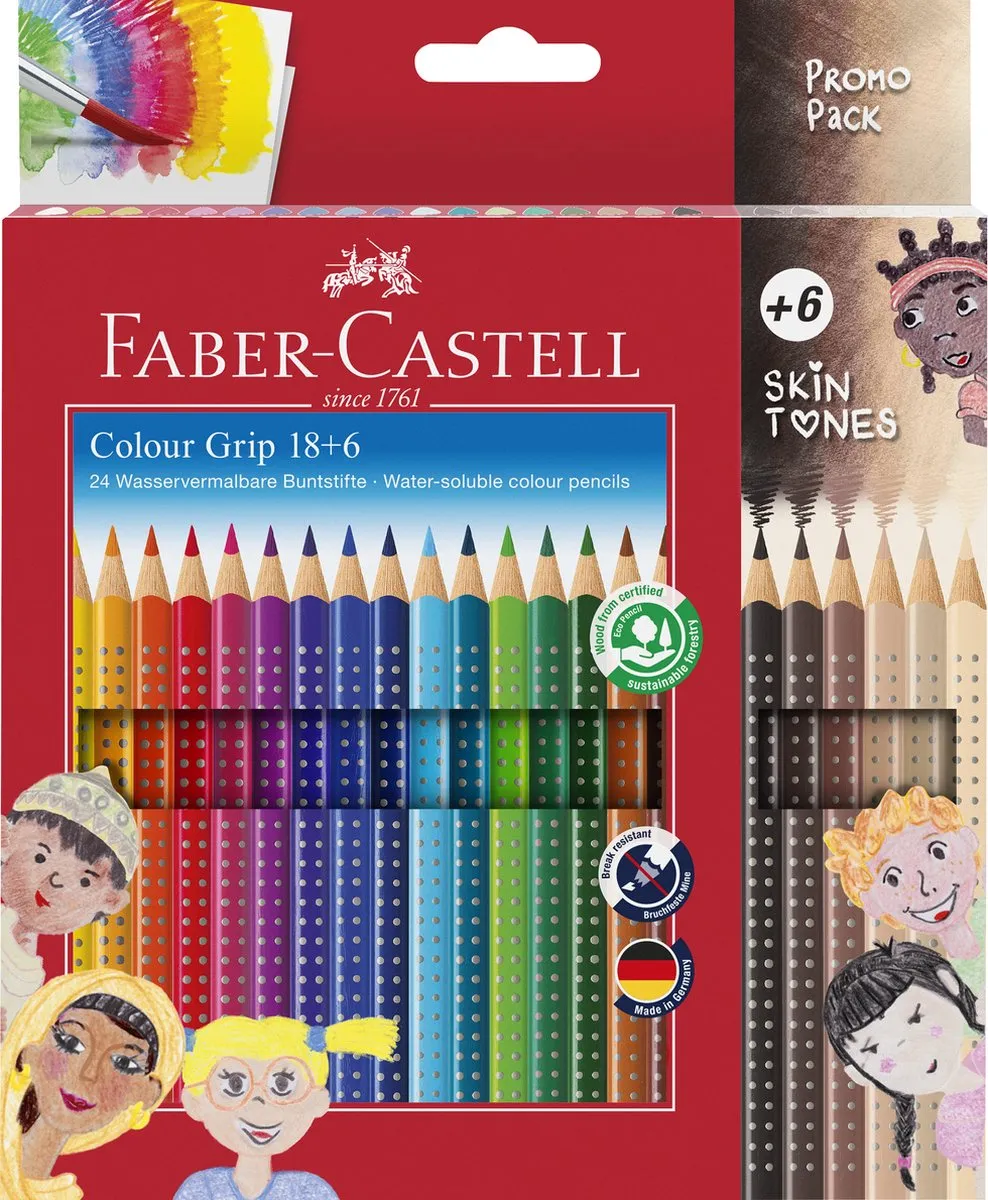 Faber-Castell Grip FC-112819 Kleurpotloden