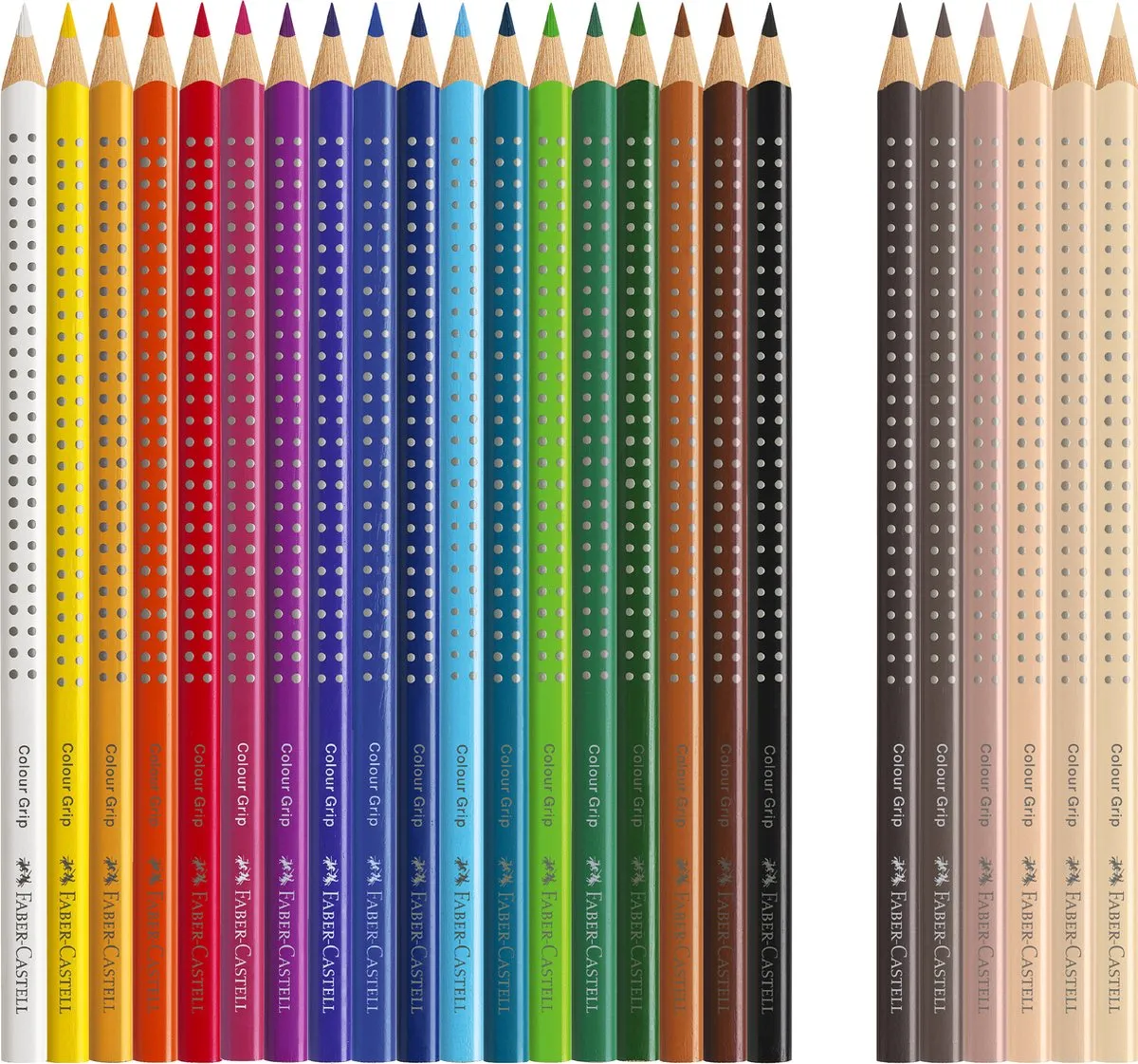 Faber-Castell Grip FC-112819 Kleurpotloden - 24 Stuks