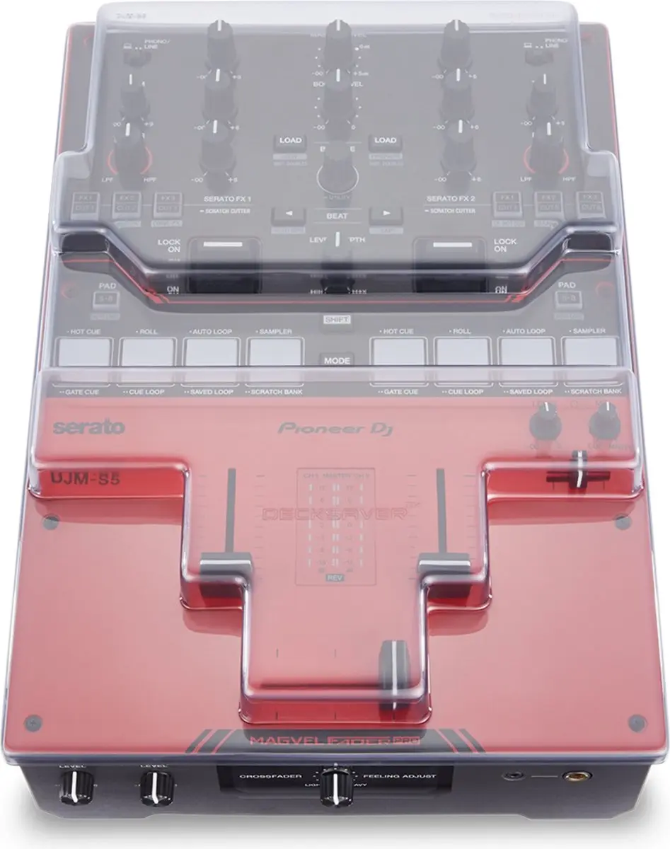 Decksaver DJM-S5 Cover Transparant - afbeelding 2 van 5