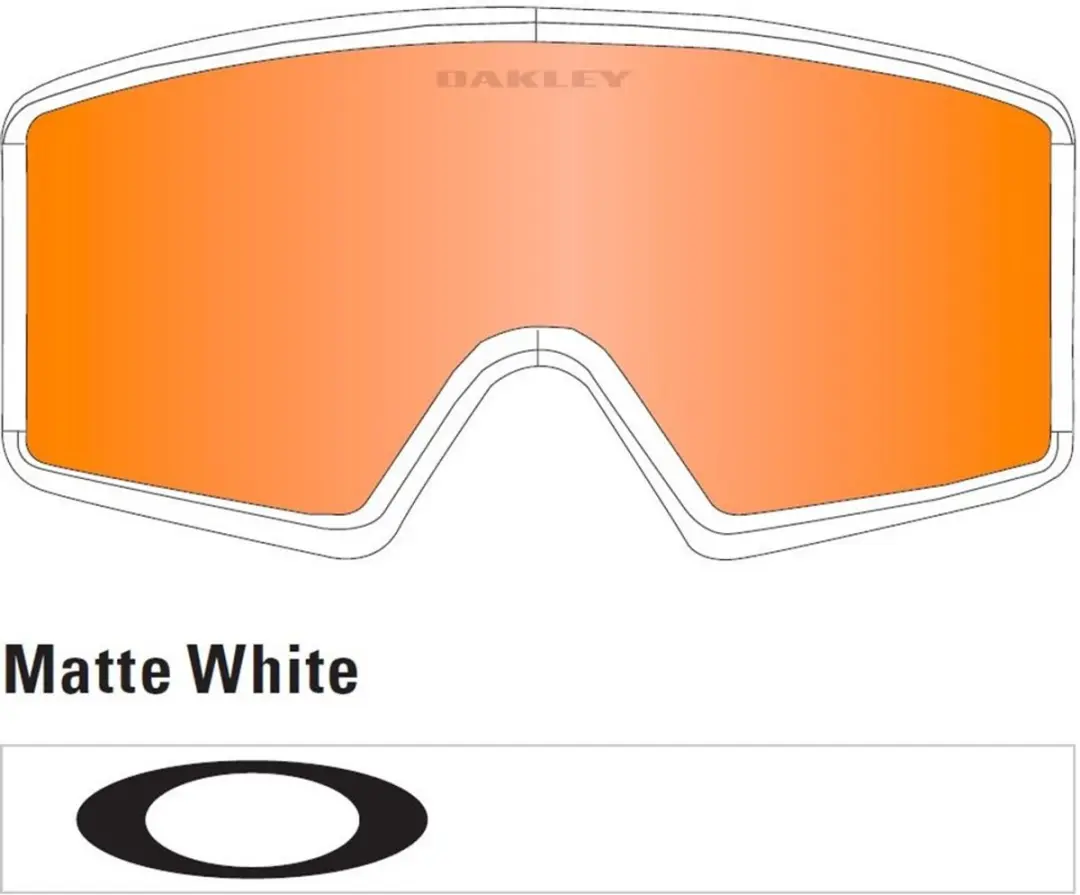 Oakley Target Line Skibril - Maat L - Oranje Lens - afbeelding 6 van 6