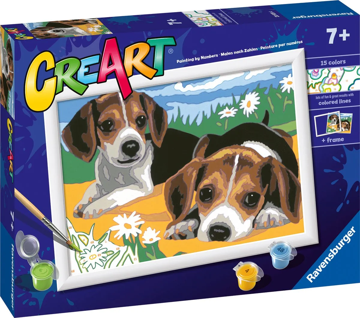 Ravensburger CreArt Beagle Puppies Schilderen op nummer