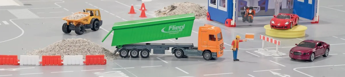 SIKU 1796 Mercedes-Benz Vrachtwagen - 1:87 - Oranje/Groen
