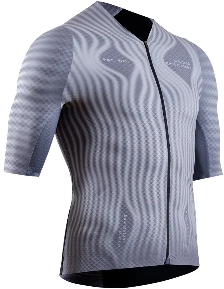 X-Bionic Corefusion Ultimate Wielertrui M - Windmap/Seal Grey