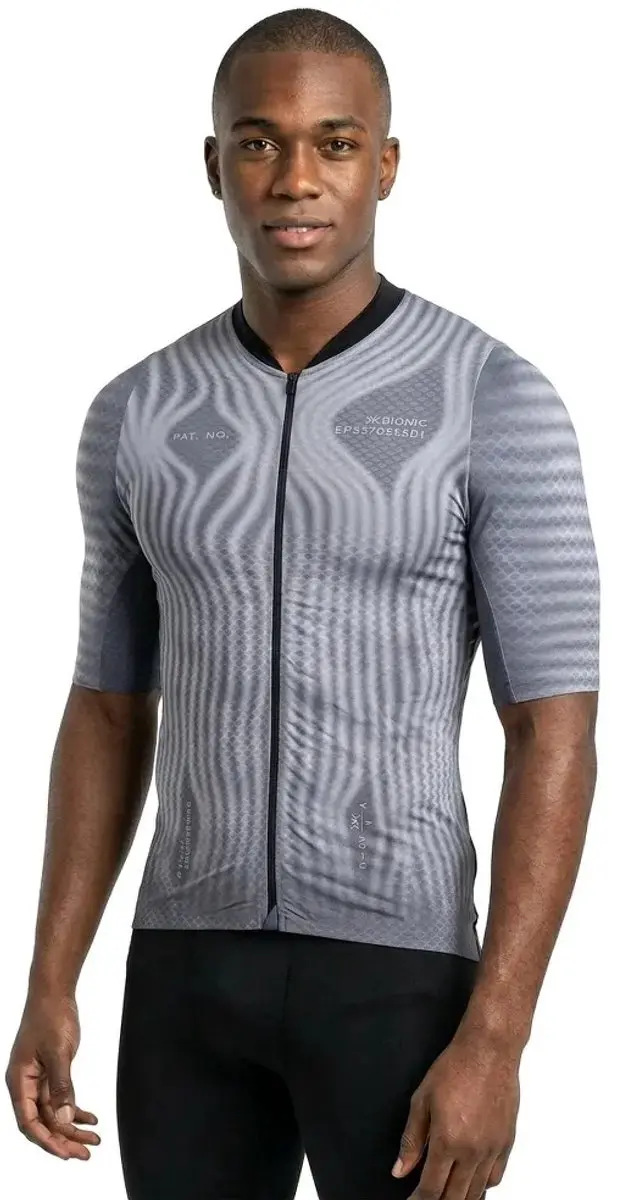 X-bionic Corefusion Ultimate Korte Mouw Wielertrui Grijs M Man