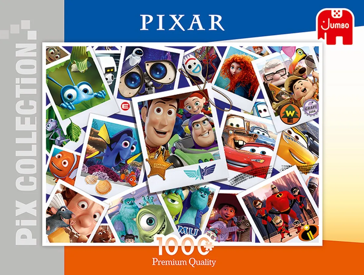 Jumbo Disney Pix Collection Legpuzzel 1000 Stuks - Multicolor