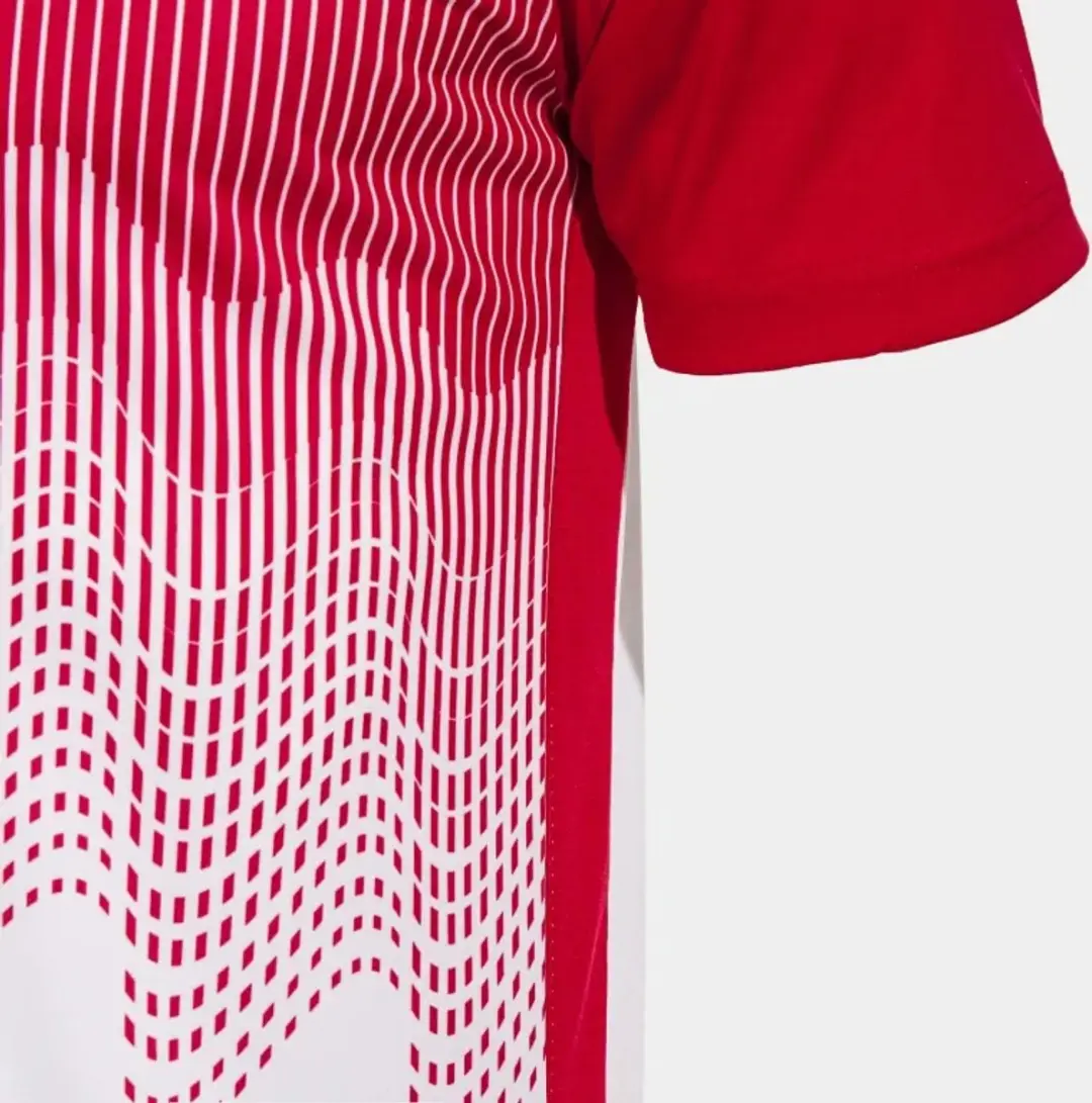 Joma Tiger Vi Heren T-shirt - XXS - Wit-rood