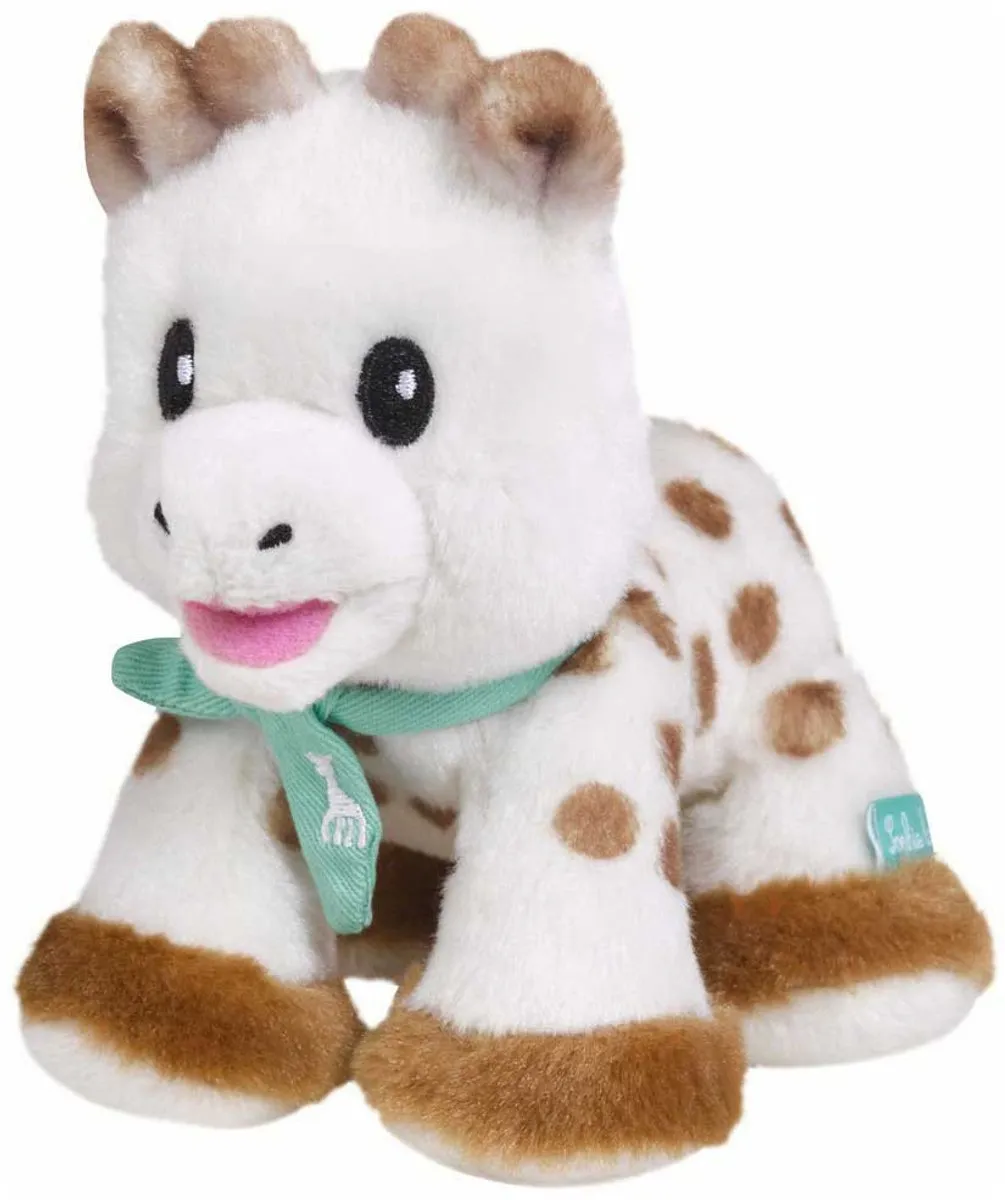 Sophie de Giraf Mini Knuffel Microvelours - 14x8x16.5cm