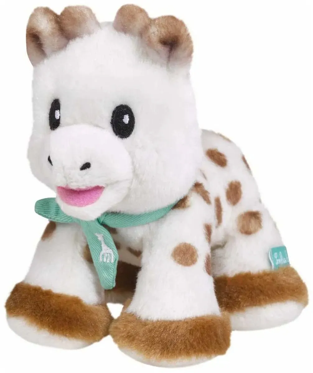 Sophie de Giraf Mini Knuffel Microvelours - 14x8x16.5cm