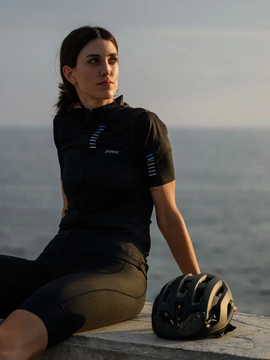Protest Prtdanube Dames Fietsbroek - Zwart S