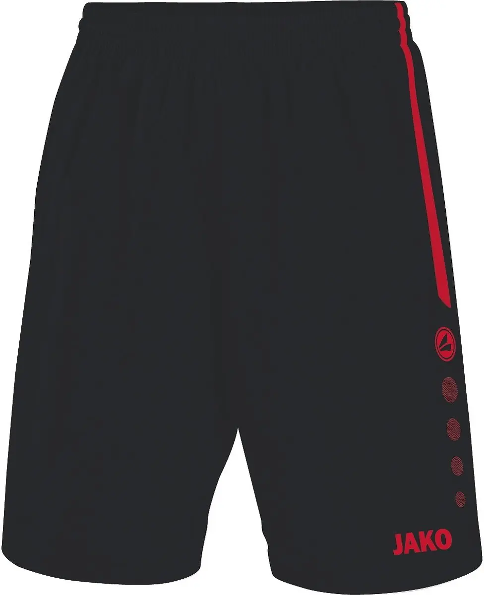 JAKO Allround Short Kinderen 116 - Sportrood/Zwart