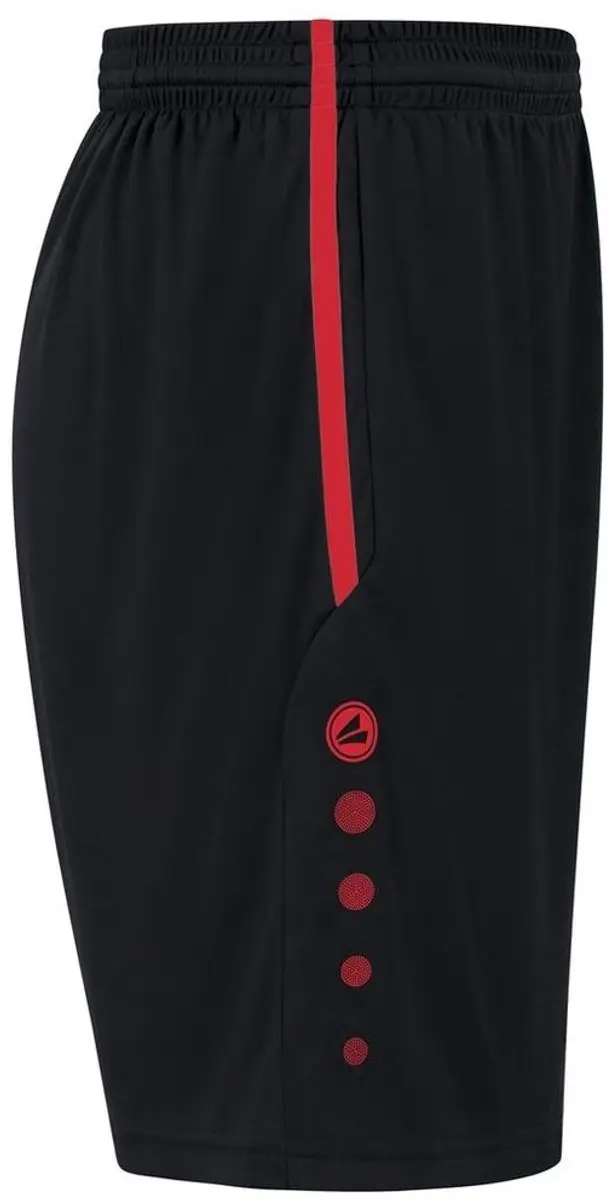 JAKO Allround Short Kinderen 116 - Sportrood/Zwart