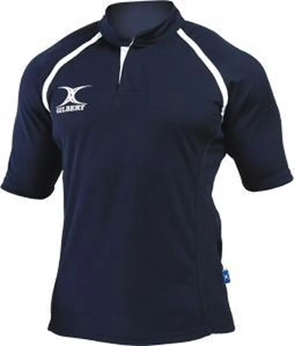 Gilbert Rugbyshirt Xact Ii Zwart - XL