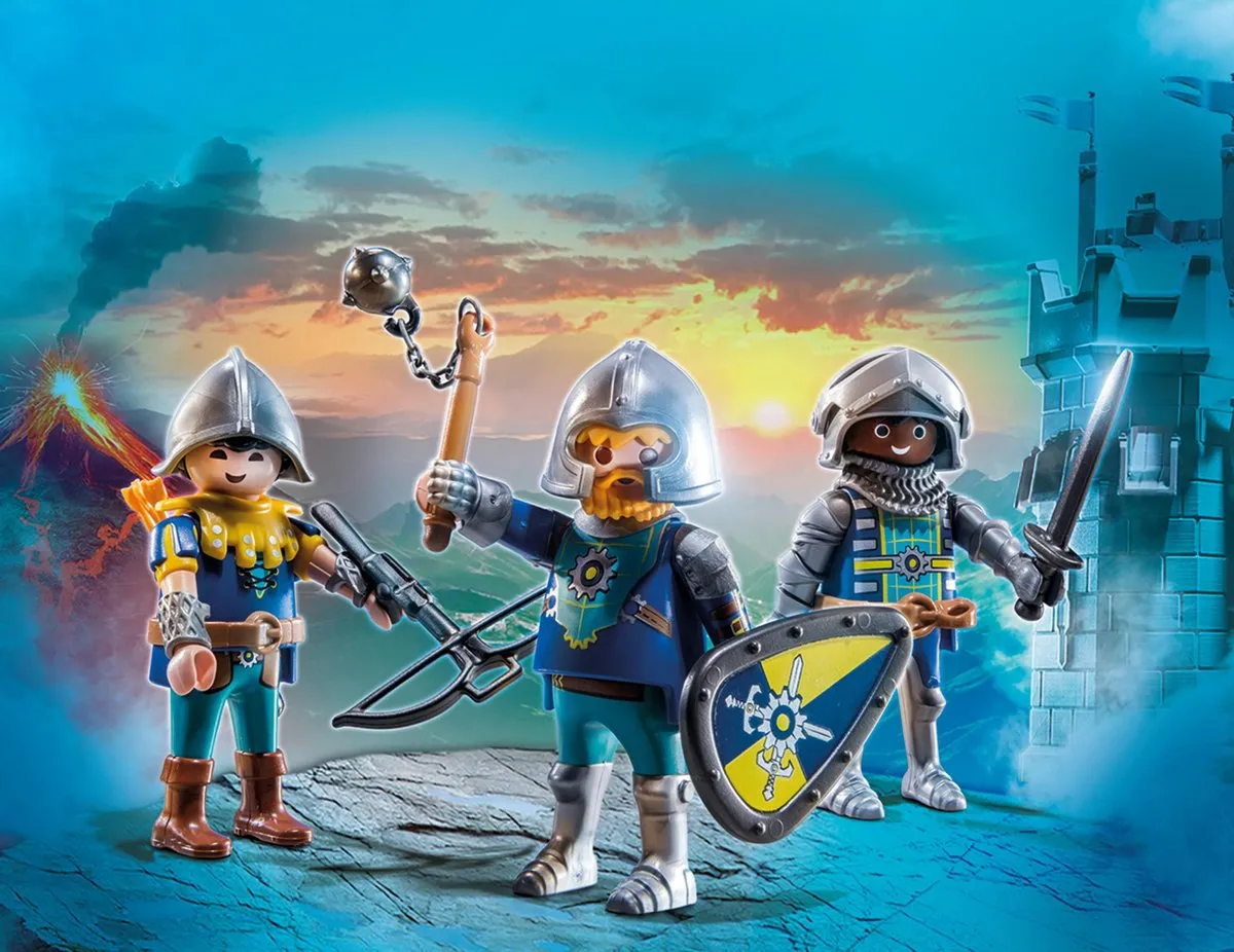 Playmobil Novelmore Set 3 Ridders 70671 - Multicolor