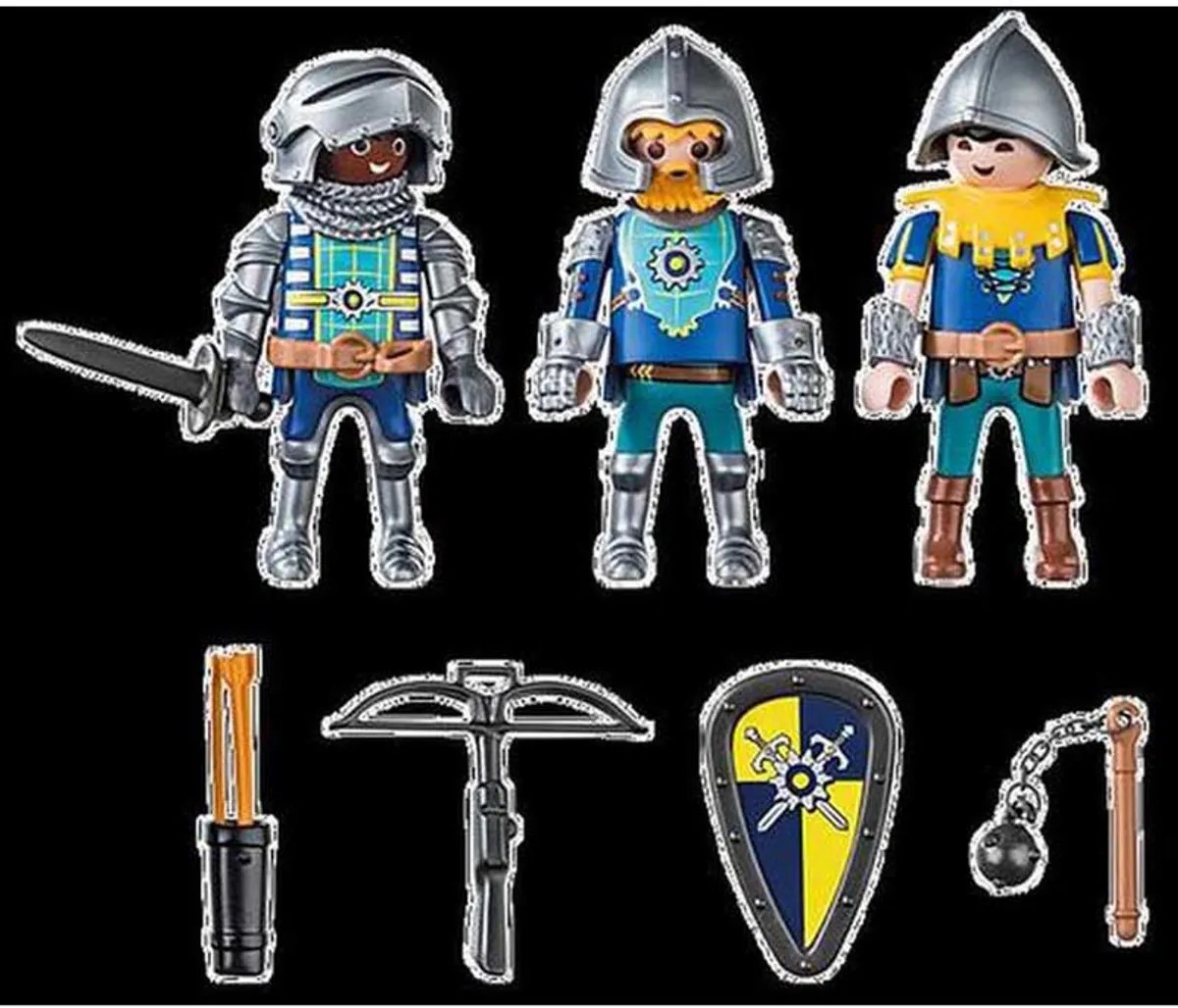 Playmobil Novelmore Set 3 Ridders 70671 - Multicolor