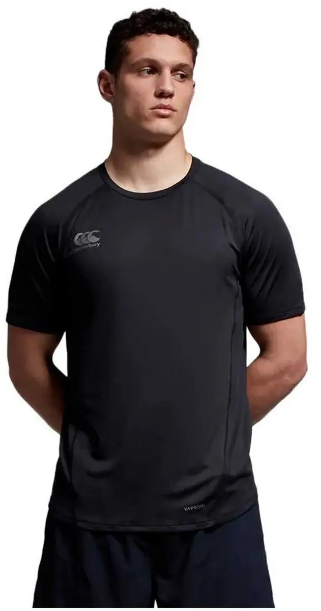 Canterbury Small Logo Superlight T-shirt Met Korte Mouwen Zwart L Man