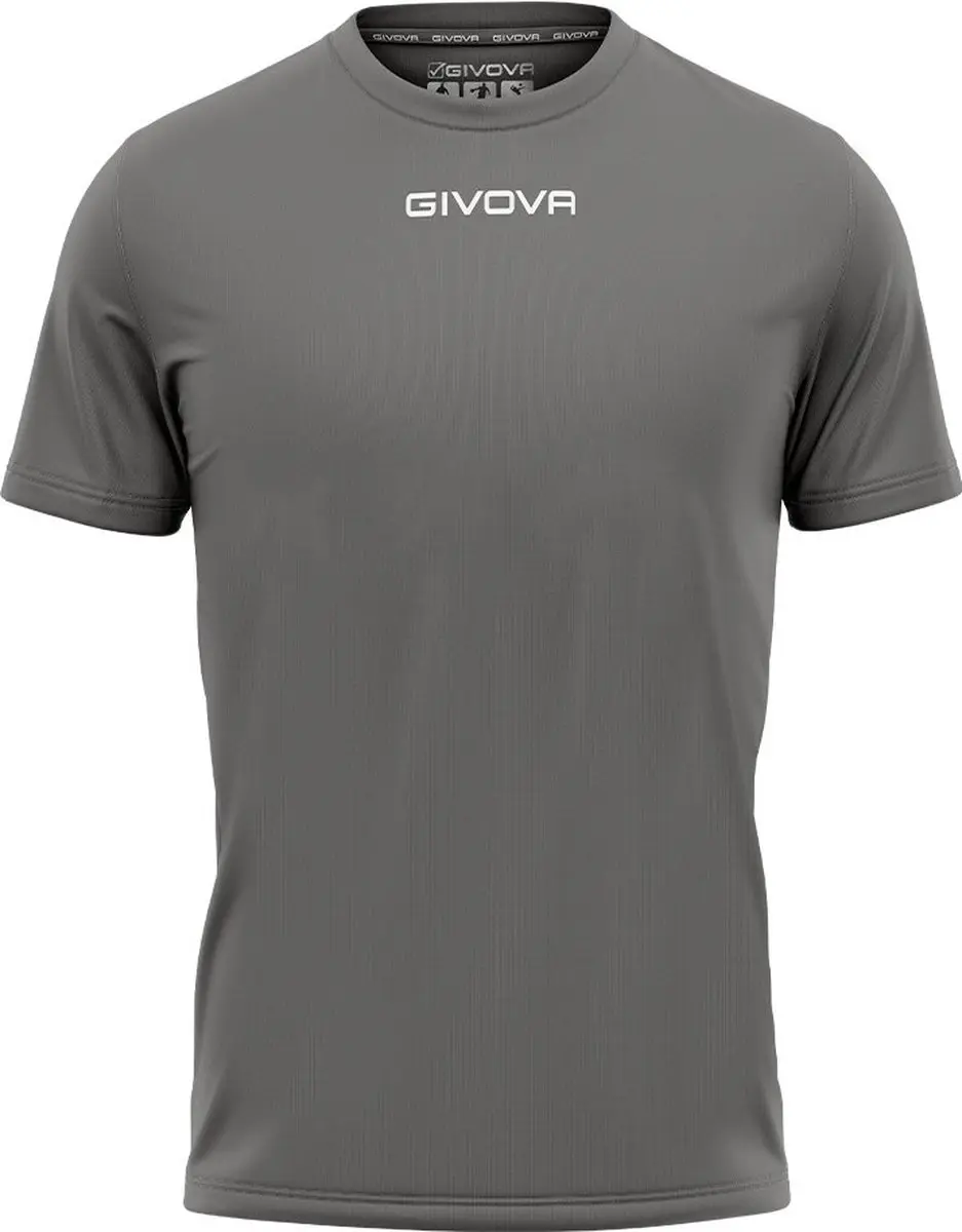 Givova One Microforata Sportshirt - M - Grijs