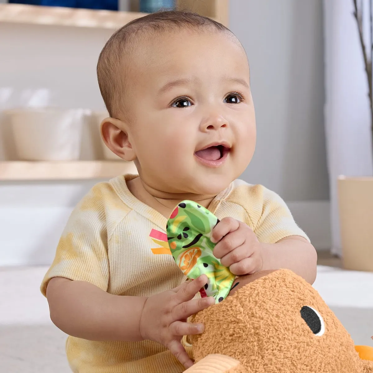Fisher Price Wood Snackende Capibara Knuffel - Multicolor - afbeelding 6 van 6