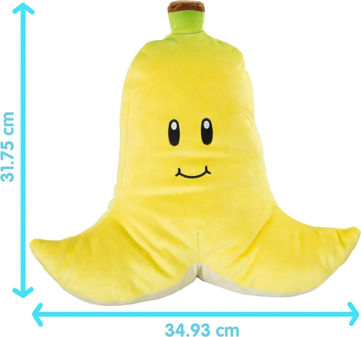 Tomy Super Mario Mega Banana Pluchen Knuffel - Geel