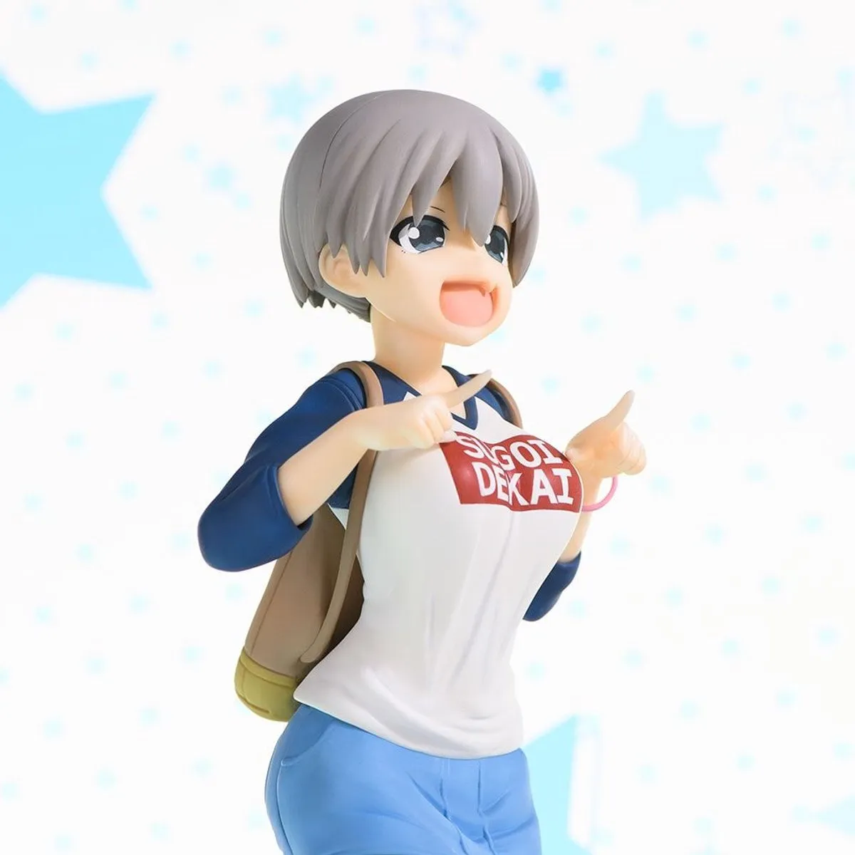 Sega Uzaki-chan Wants to Hang Out! Hana Uzaki Laughing Ver. 25cm - Multicolor