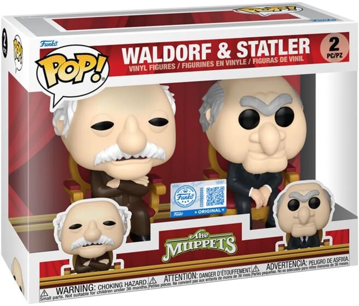 Funko The Muppets Waldorf & Statler Pop! Figuren - Set van 2