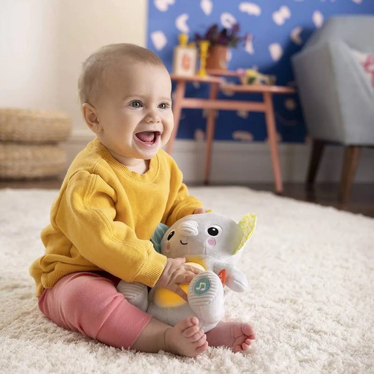 Bright Starts Hug-a-bye Baby Knuffel - Multicolor